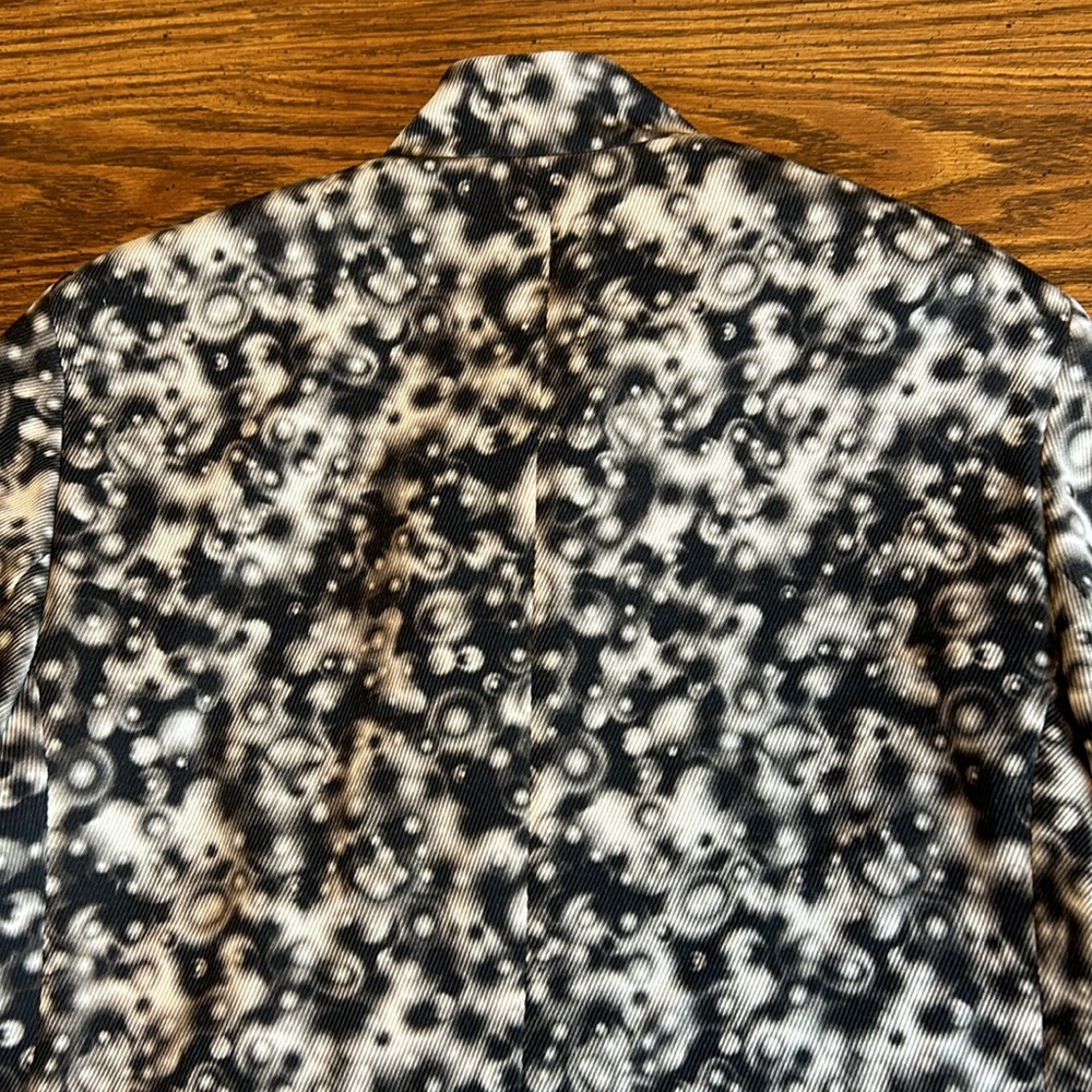 AKRIS Punto Wool Bokeh Print Jacket - Picture 4 of 16